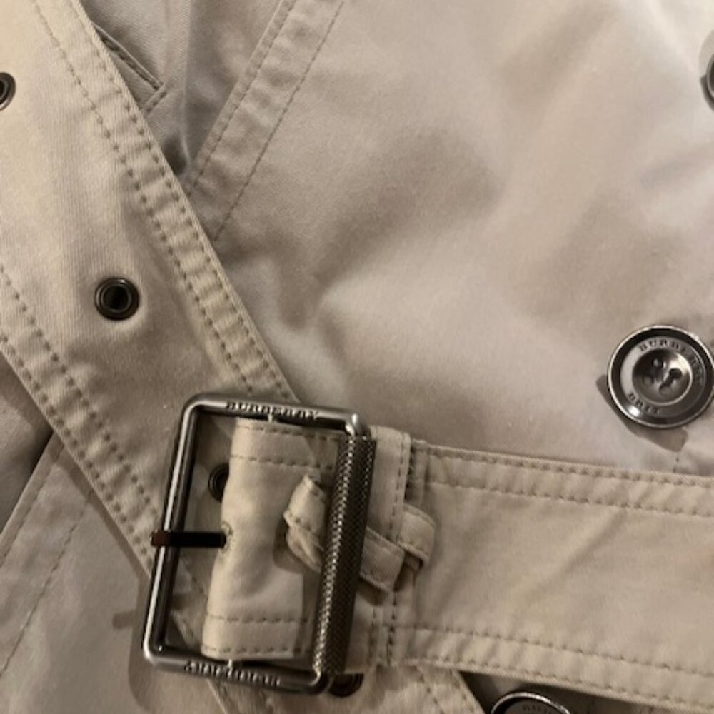 Burberry Brit Trench Coat Size 10 - Picture 7 of 11